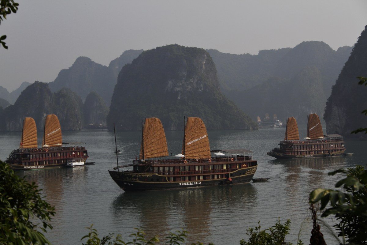 "Cruise Ships" in Halong Bay
