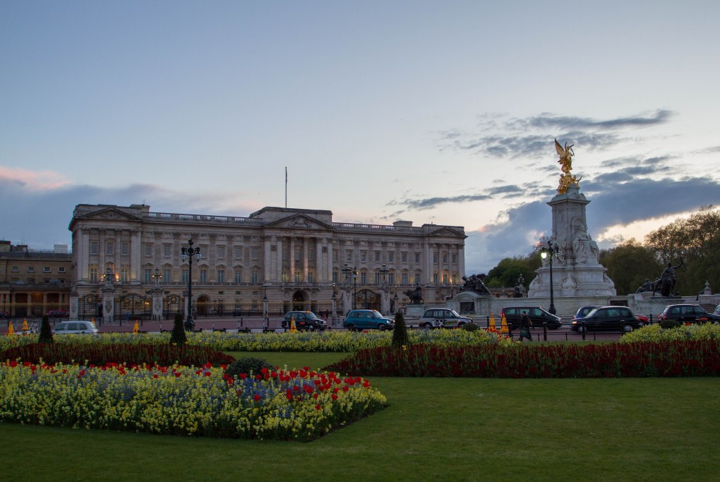 Looking back from St. James's Park