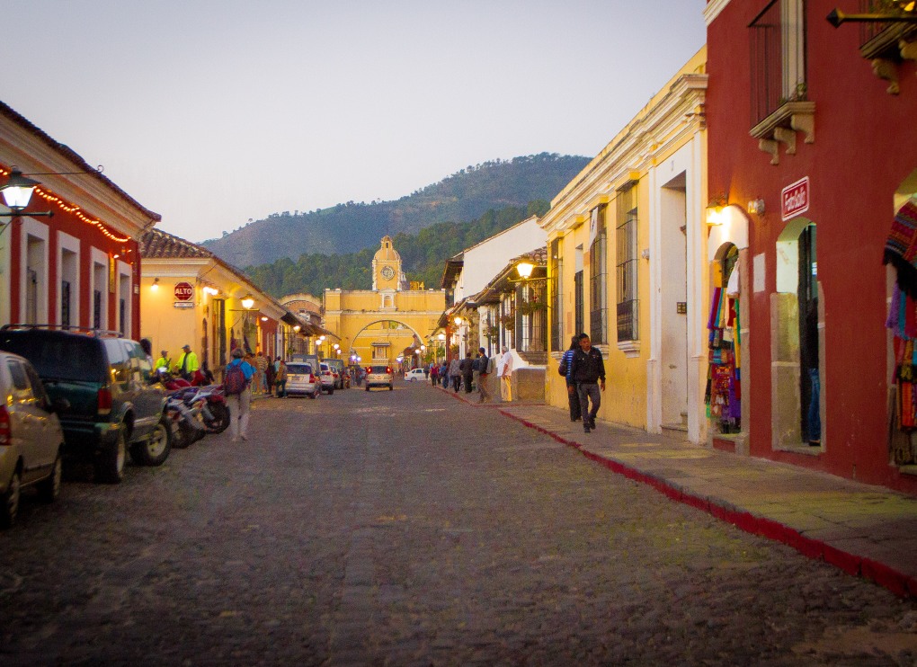 5a Av Norte and Arco de Santa Catalina, Antigua, Guatemala