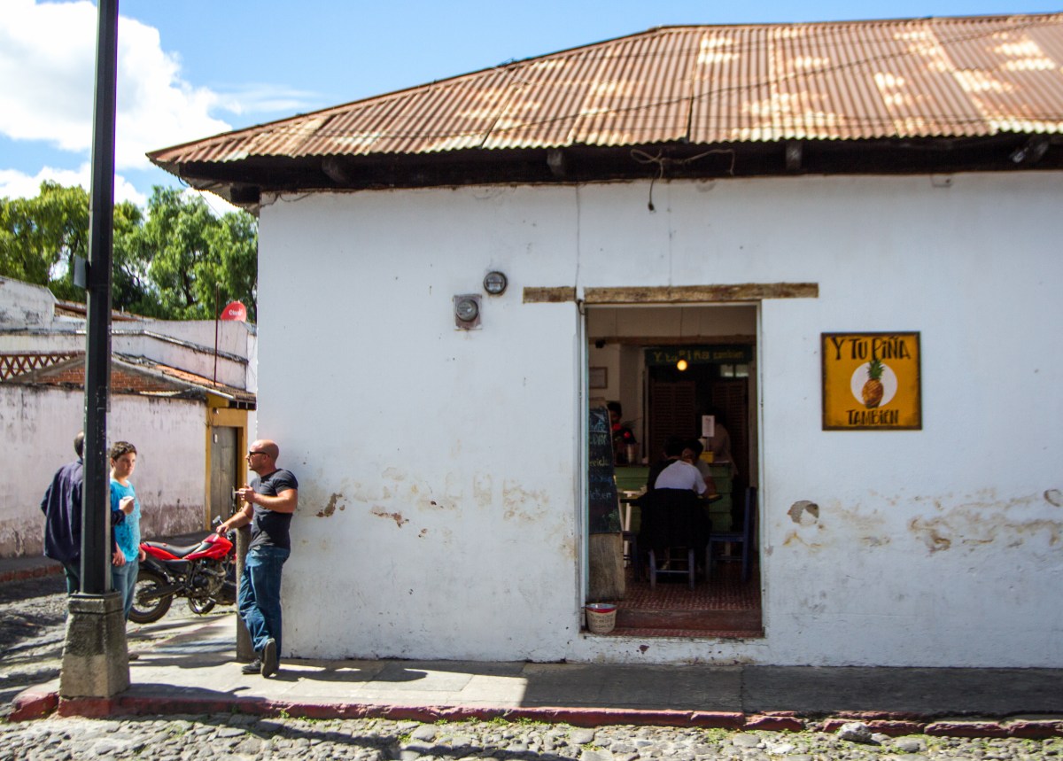 A juice bar in Antigua