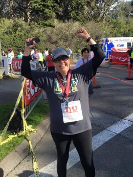 2016-02-14_KP SF Half Marathon Victory Stance